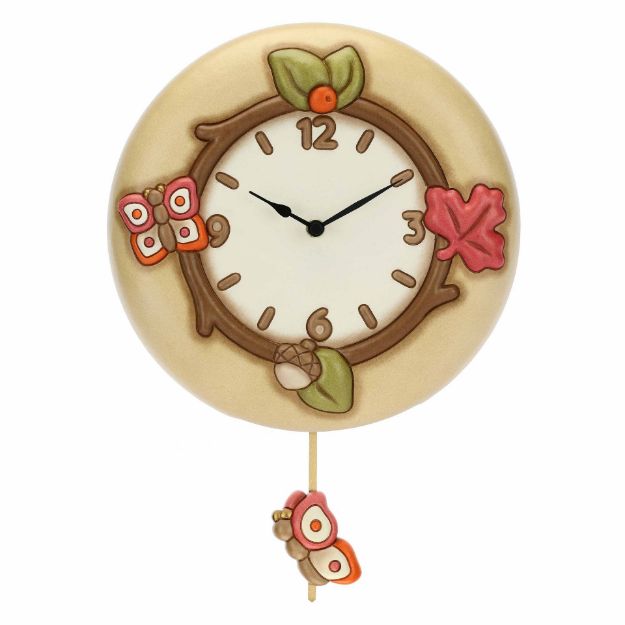 Immagine di Orologio da parete con pendolo Hello Autumn